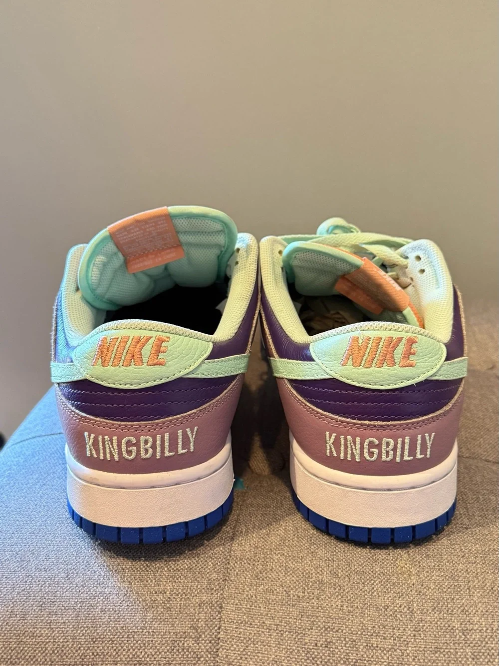 Nike Dunk Low By You Custom Multicolor KINGBILLY Size 13 FN0569-900